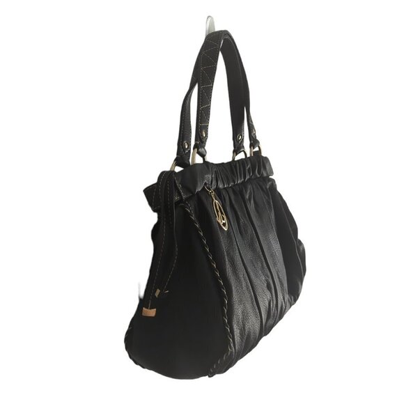 Laundry by Shelli Segal Leather Duffle Purse - Picture 2 of 6